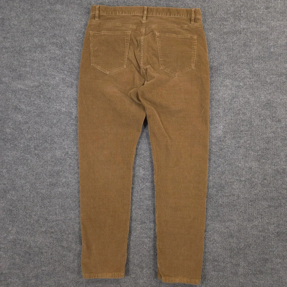 Flint and Tinder Corduroy Pants Mens 32X30 Brown Tapered Fit 5 Pocket Huckberry